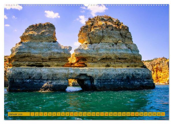 Produktbild: Algarve pur (Wandkalender 2026 DIN A2 quer), CALVENDO Monatskalender