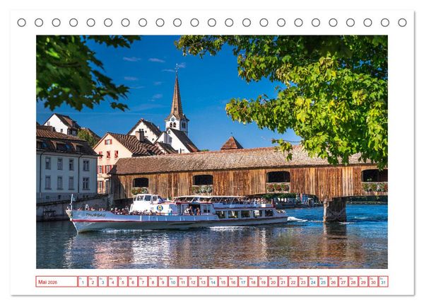Produktbild: Diessenhofen am Hochrhein (Tischkalender 2026 DIN A5 quer), CALVENDO Monatskalender