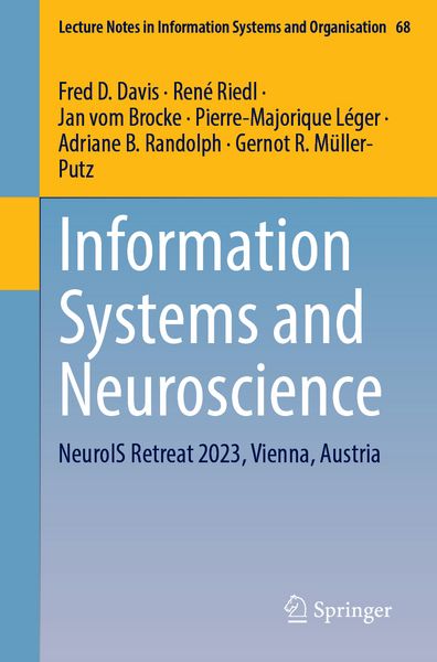 Produktbild: Information Systems and Neuroscience