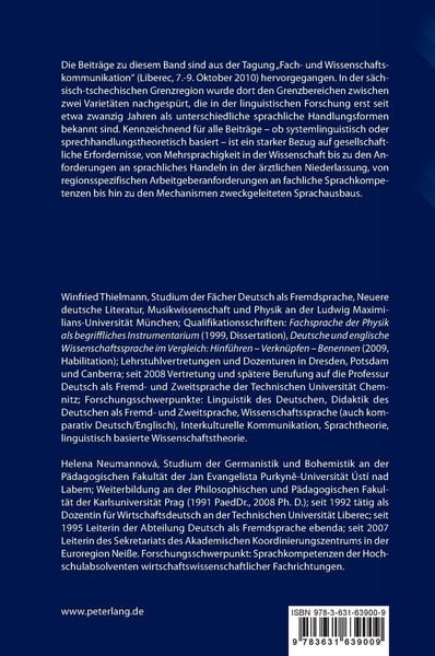Produktbild: In der Grenzregion: Dimensionen fachlicher und wissenschaftlicher Kommunikation
