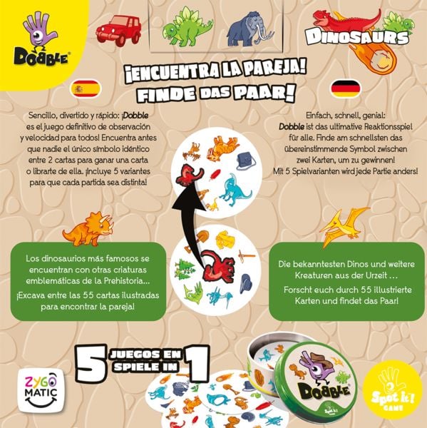Dobble Dinosaurier
