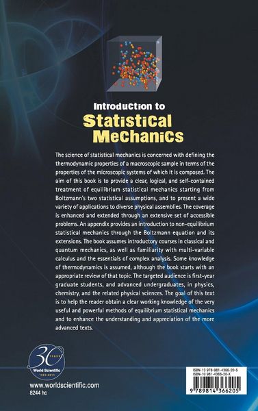 Produktbild: INTRODUCTION TO STATISTICAL MECHANICS