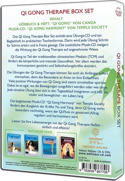 Produktbild: Qi Gong Therapie Box Set: 18 &Uuml;bungen f&uuml;r Anf&auml;nger