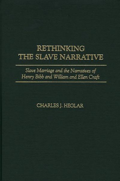 Produktbild: Rethinking the Slave Narrative