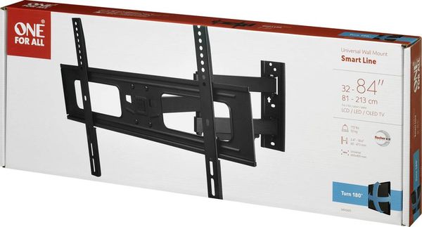 Produktbild: One For All WM 2651 TV-Wandhalterung 81,3 cm (32") - 213,4 cm (84") Drehbar, Schwenkbar, Neigbar, Ausziehbar