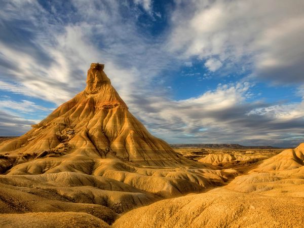 Produktbild: CALVENDO Puzzle Bardenas Reales | 1000 Teile Lege-Gr&ouml;&szlig;e 64x48cm Foto-Puzzle f&uuml;r gl&uuml;ckliche Stunden