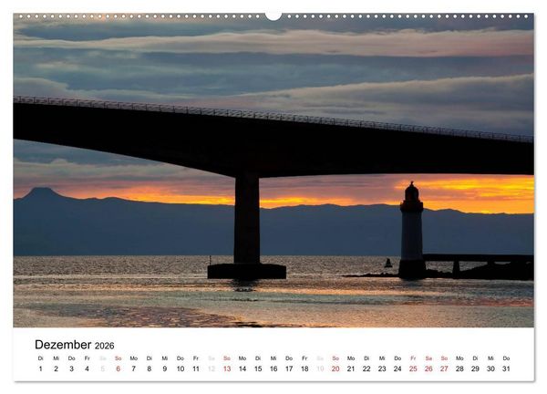 Produktbild: Schottland 2026 - Wildes Land im Norden (hochwertiger Premium Wandkalender 2026 DIN A2 quer), Kunstdruck in Hochglanz