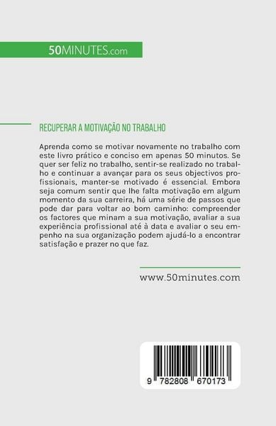 Produktbild: Recuperar a motiva&ccedil;&atilde;o no trabalho