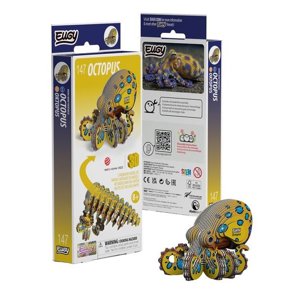 Produktbild: EUGY - 3D Bastelset Oktopus