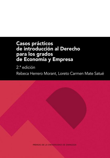Produktbild: Casos pr&aacute;cticos de introducci&oacute;n al Derecho para los Grados de Econom&iacute;a y Empresa