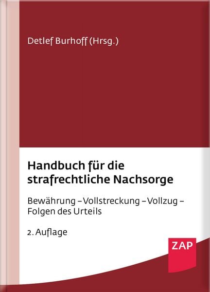 Produktbild: Handbuch f&uuml;r die strafrechtliche Nachsorge