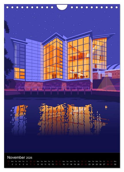 Produktbild: Manchester, Homage to a Great City. (Wall Calendar 2026 DIN A4 portrait), CALVENDO 12 Month Wall Calendar