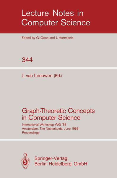 Produktbild: Graph-Theoretic Concepts in Computer Science