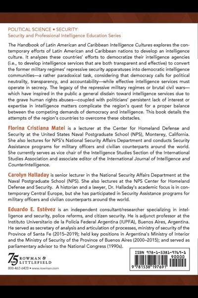 Produktbild: Handbook of Latin American and Caribbean Intelligence Cultures