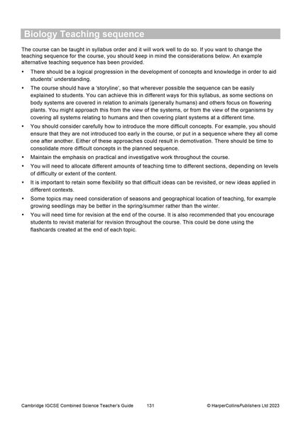 Produktbild: Cambridge Igcse(tm) Combined Science Teacher Guide