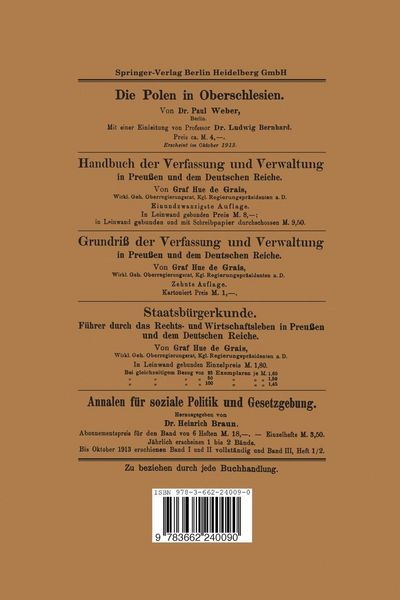 Produktbild: Die Ostmarkenfrage und ihre L&ouml;sung