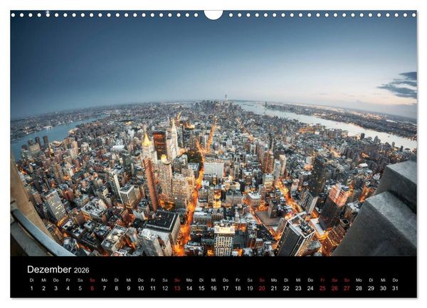 Produktbild: Perspektiven einer Weltstadt - New York (Wandkalender 2026 DIN A3 quer), CALVENDO Monatskalender