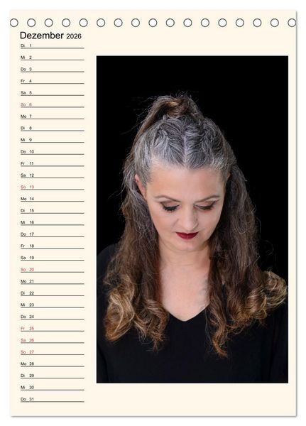 Produktbild: Silberhaar (Tischkalender 2026 DIN A5 hoch), CALVENDO Monatskalender