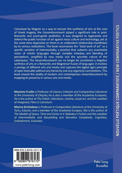 Produktbild: The Gesamtkunstwerk as a Synergy of the Arts