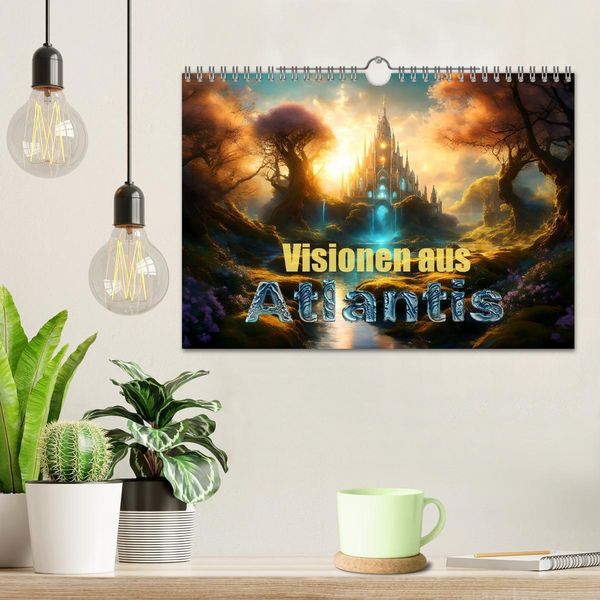 Produktbild: Visionen aus Atlantis (Wandkalender 2026 DIN A4 quer), CALVENDO Monatskalender