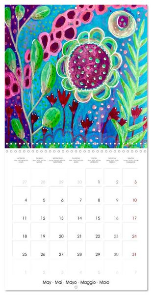 Produktbild: Garden Of Joy 2026 (Wall Calendar 2026 12 &times; 12 Inch) CALVENDO 12 Month Wall Calendar