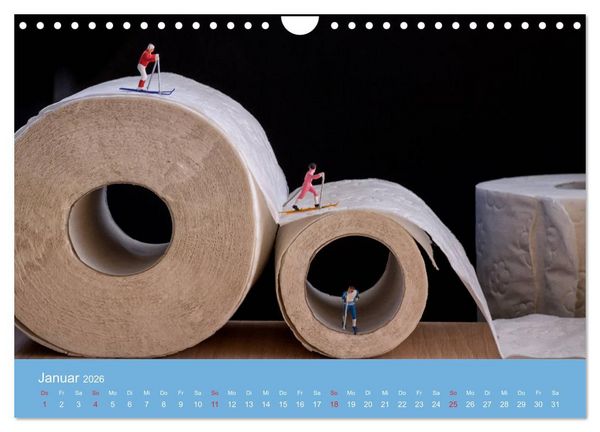 Produktbild: Neue Miniaturen - Klein ganz gro&szlig; 2.0 (Wandkalender 2026 DIN A4 quer), CALVENDO Monatskalender