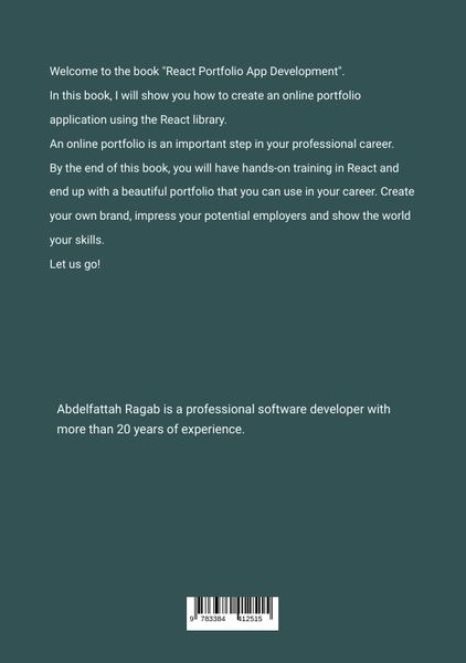 Produktbild: React Portfolio App Development