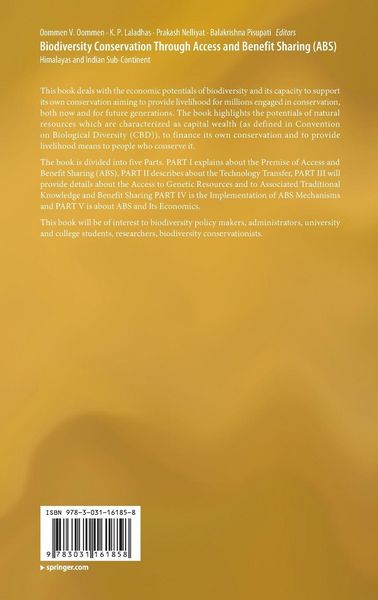 Produktbild: Biodiversity Conservation Through Access and Benefit Sharing (ABS)