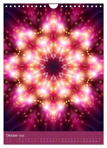 Produktbild: Lichtvolle Mandalas (Wandkalender 2026 DIN A4 hoch), CALVENDO Monatskalender
