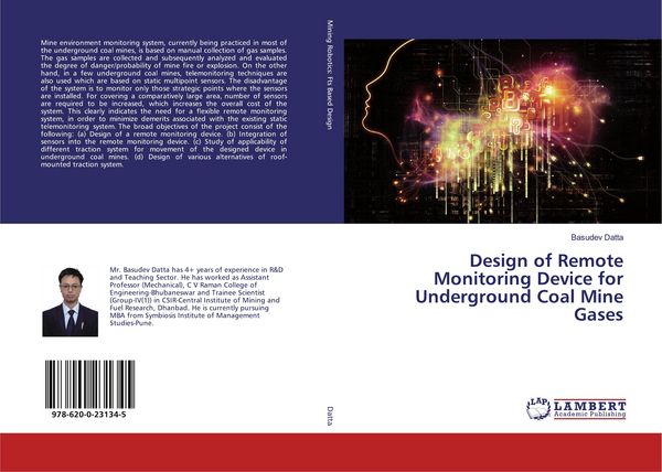 Produktbild: Design of Remote Monitoring Device for Underground Coal Mine Gases