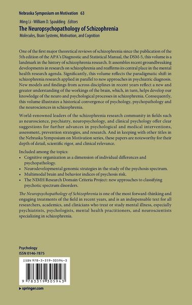 Produktbild: The Neuropsychopathology of Schizophrenia