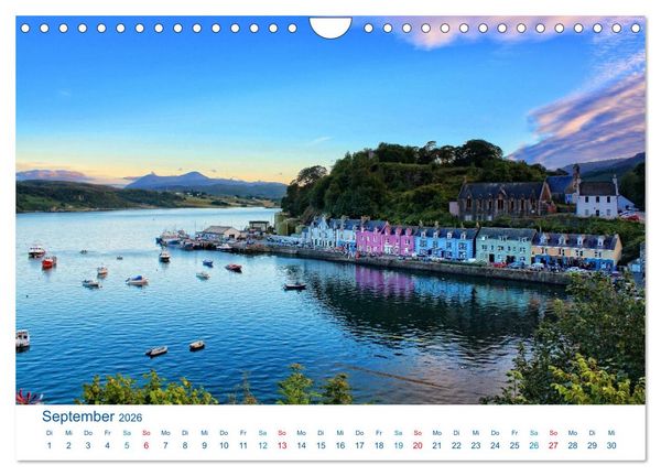 Produktbild: Schottlands S&uuml;den 2026. Impressionen zwischen Edinburgh, Loch Ness und Isle of Skye (Wandkalender 2026 DIN A4 quer), CALVENDO Monatskalender