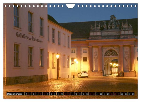 Produktbild: Potsdam zwischen Nacht und blauer Stunde (Wandkalender 2026 DIN A4 quer), CALVENDO Monatskalender