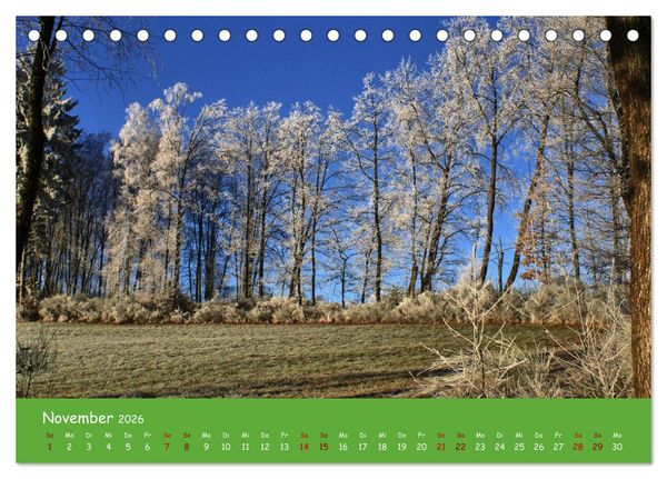 Produktbild: Bergisches Land (Tischkalender 2026 DIN A5 quer), CALVENDO Monatskalender