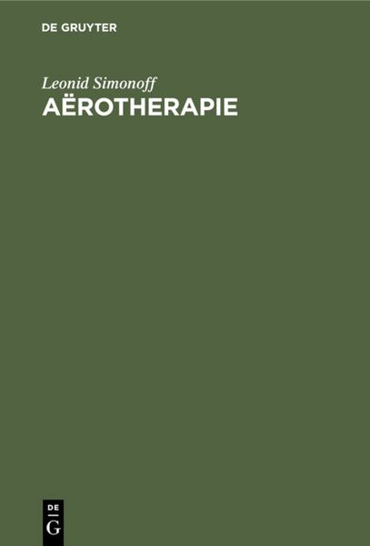 Produktbild: A&euml;rotherapie