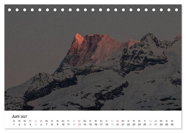 Produktbild: Berner Oberland (Tischkalender 2027 DIN A5 quer), CALVENDO Monatskalender