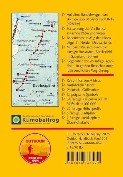 Produktbild: Jakobsweg Bremen - K&ouml;ln
