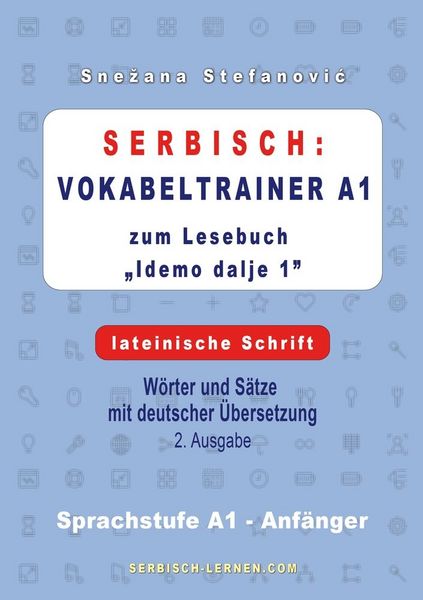 Produktbild: Serbisch: Vokabeltrainer A1 zum Buch "Idemo dalje 1" - lateinische Schrift