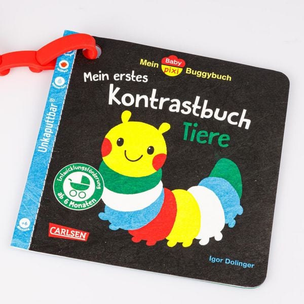 Produktbild: Baby Pixi (unkaputtbar) 163: Mein Baby-Pixi-Buggybuch: Mein erstes Kontrastbuch Tiere ab 6 Monaten