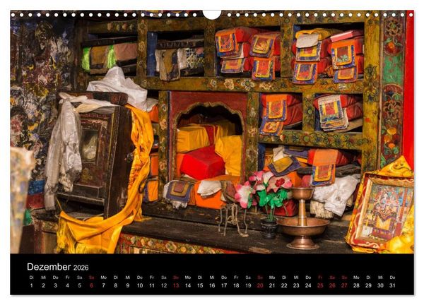 Produktbild: MUSTANG - das verborgene K&ouml;nigreich im Himalaya (Wandkalender 2026 DIN A3 quer), CALVENDO Monatskalender