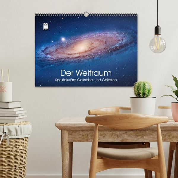 Produktbild: Der Weltraum. Spektakul&auml;re Gasnebel und Galaxien (Wandkalender 2026 DIN A3 quer), CALVENDO Monatskalender