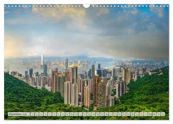 Produktbild: Hongkong Bilder einer Metropole (Wandkalender 2026 DIN A3 quer), CALVENDO Monatskalender