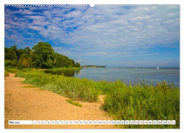 Produktbild: Naturparadies Zierow - Ostsee Idylle pur in der Wismarer Bucht (hochwertiger Premium Wandkalender 2026 DIN A2 quer), Kunstdruck in Hochglanz