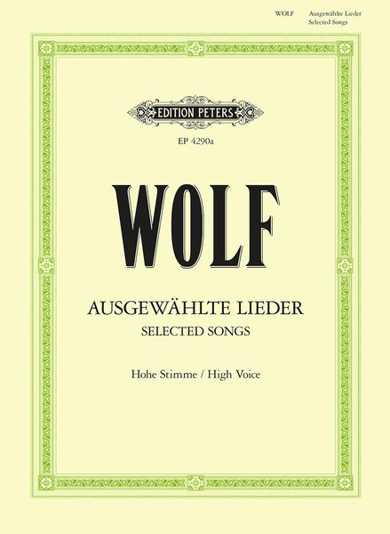 Produktbild: Wolf, H: 51 Selected Songs (High Voice)