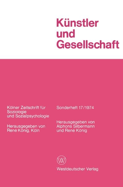 Produktbild: K&uuml;nstler und Gesellschaft