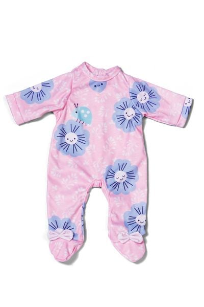 Produktbild: BABY born Strampler rosa Blumen 43cm