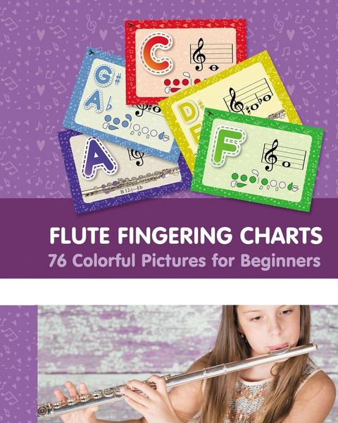 Produktbild: Flute Fingering Charts. 76 Colorful Pictures for Beginners