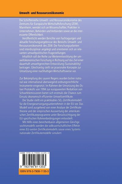 Produktbild: Handelbare SO2-Zertifikate f&uuml;r Europa