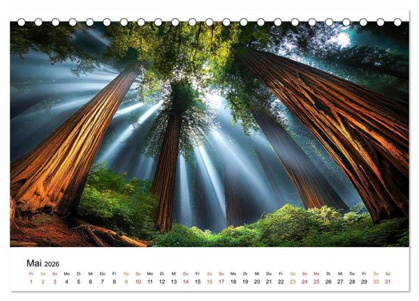 Produktbild: Stadt.Land.Welt. - eine Reise in Bildern (Tischkalender 2026 DIN A5 quer), CALVENDO Monatskalender