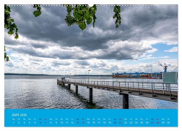 Produktbild: An der Kieler F&ouml;rde (hochwertiger Premium Wandkalender 2026 DIN A2 quer), Kunstdruck in Hochglanz